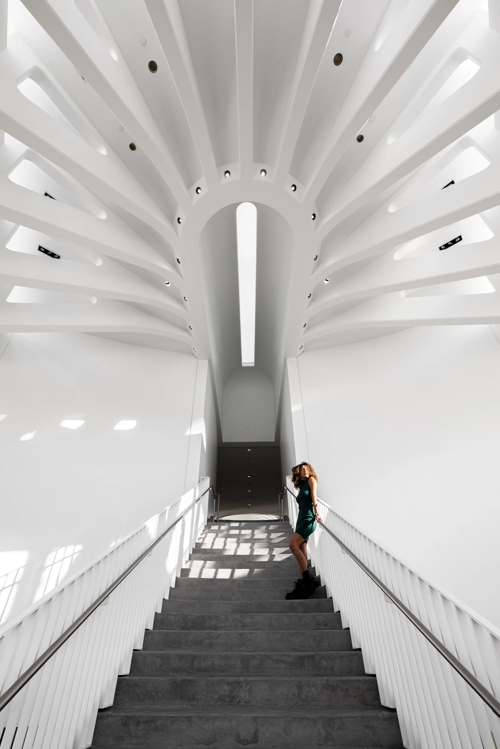 Architecture photography of the Innovation, Science, and Technology Building, Miami, by ARCHTRAITS
