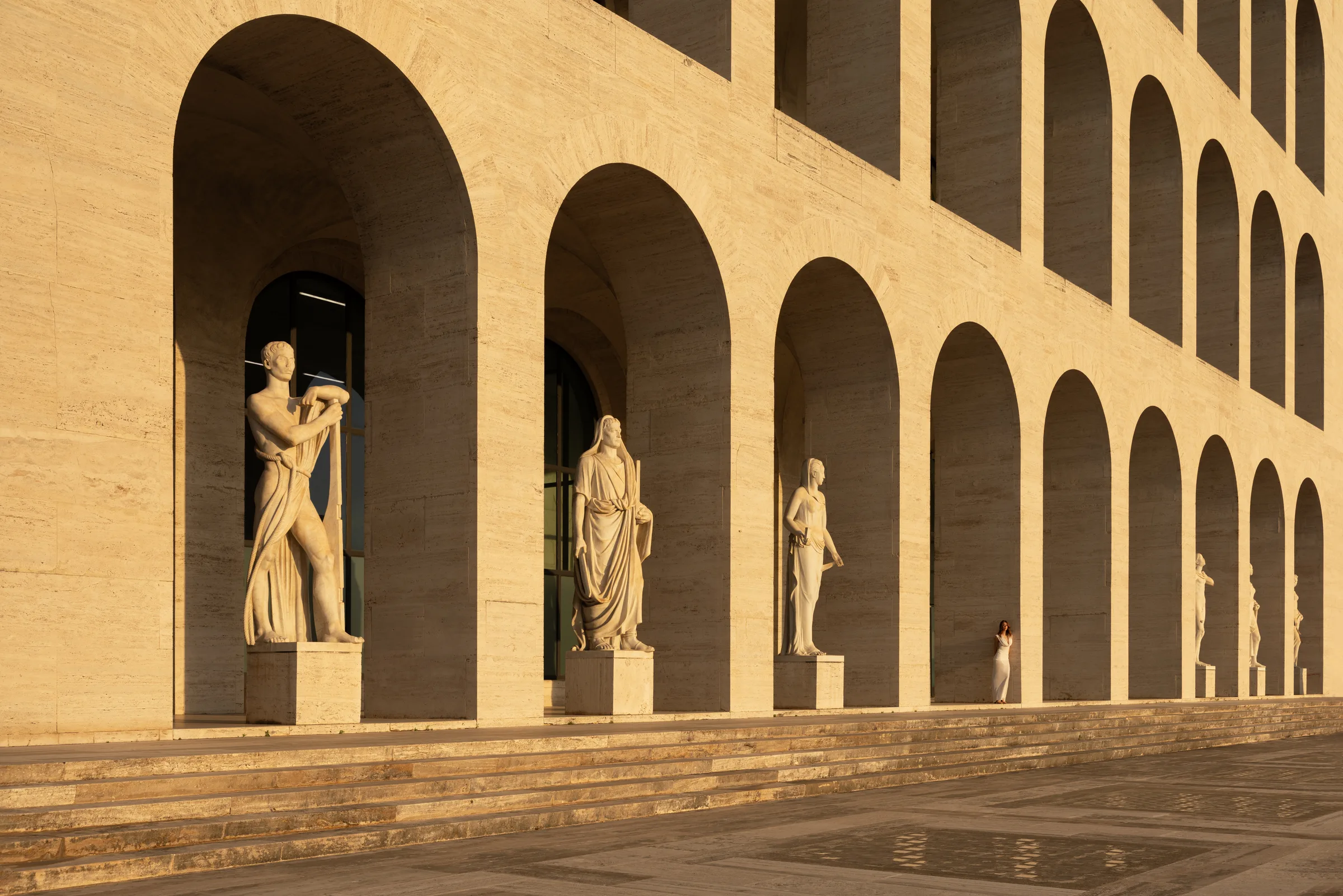 Architecture photography of Palazzo della Civiltà Italiana, Rome, by ARCHTRAITS