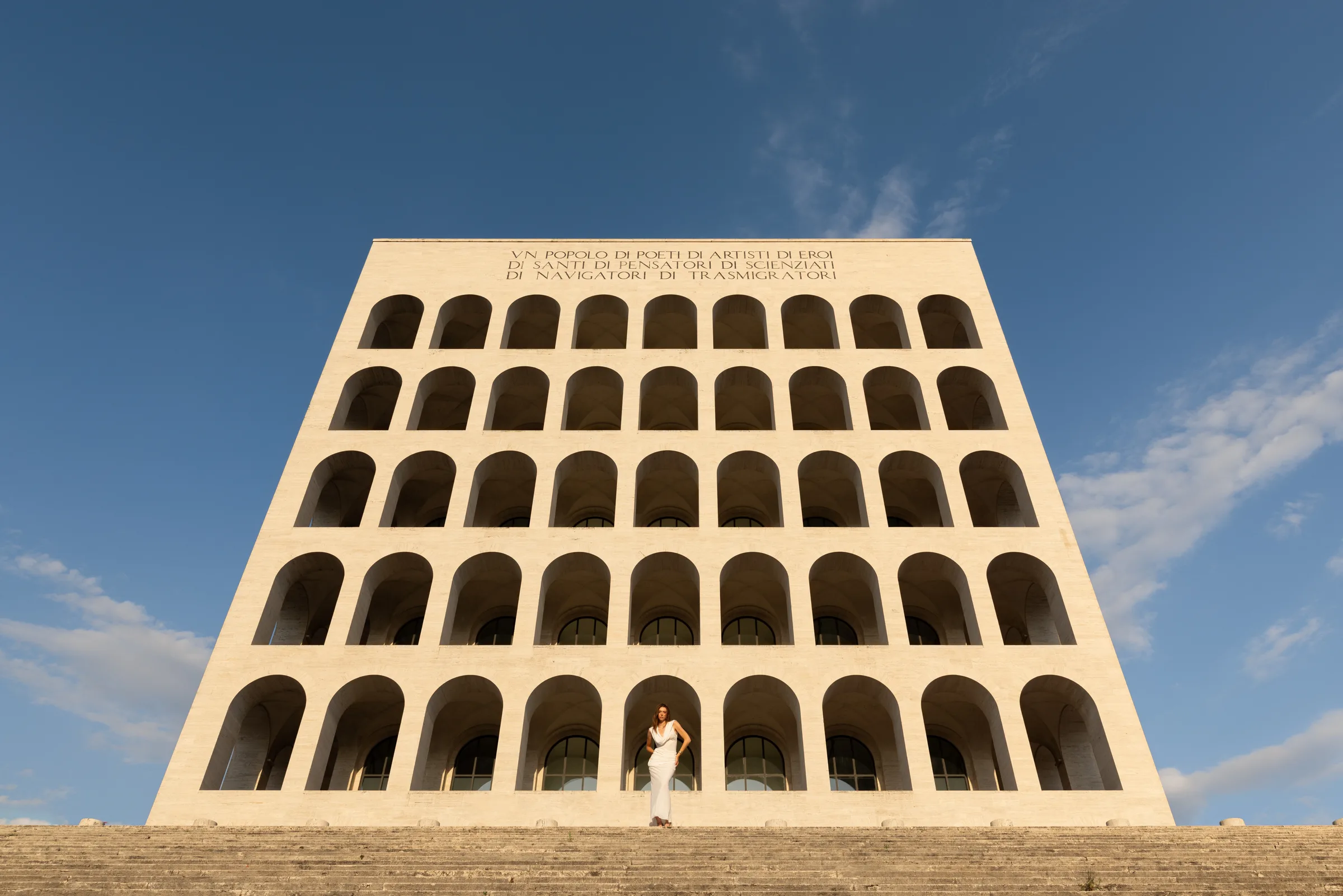 Architecture photography of Palazzo della Civiltà Italiana, Rome, by ARCHTRAITS