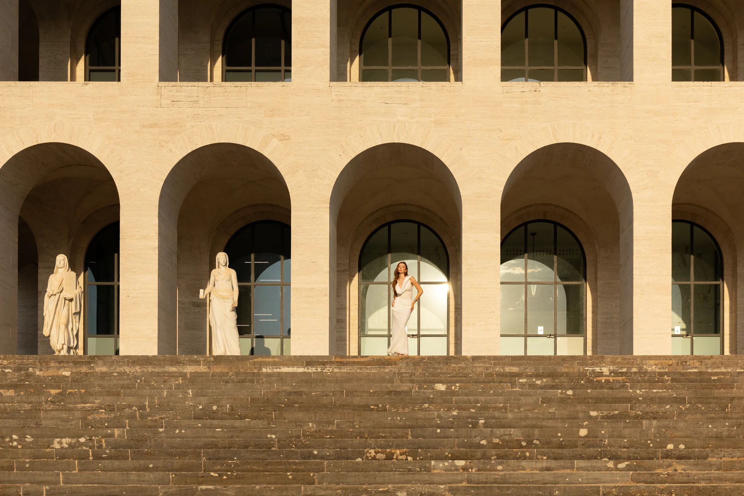 Architecture photography of Palazzo della Civiltà Italiana, Rome, by ARCHTRAITS